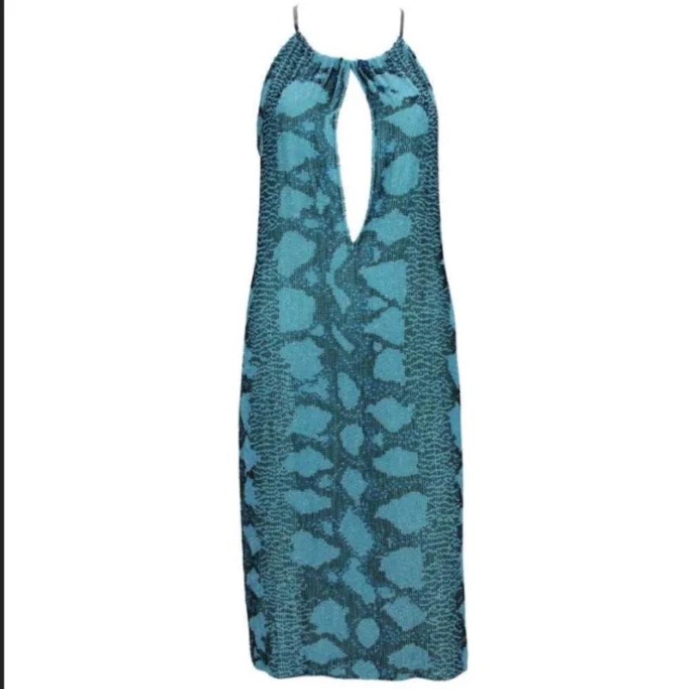 Tom Ford For Gucci Iconic Python Beaded Dress S/S… - image 2